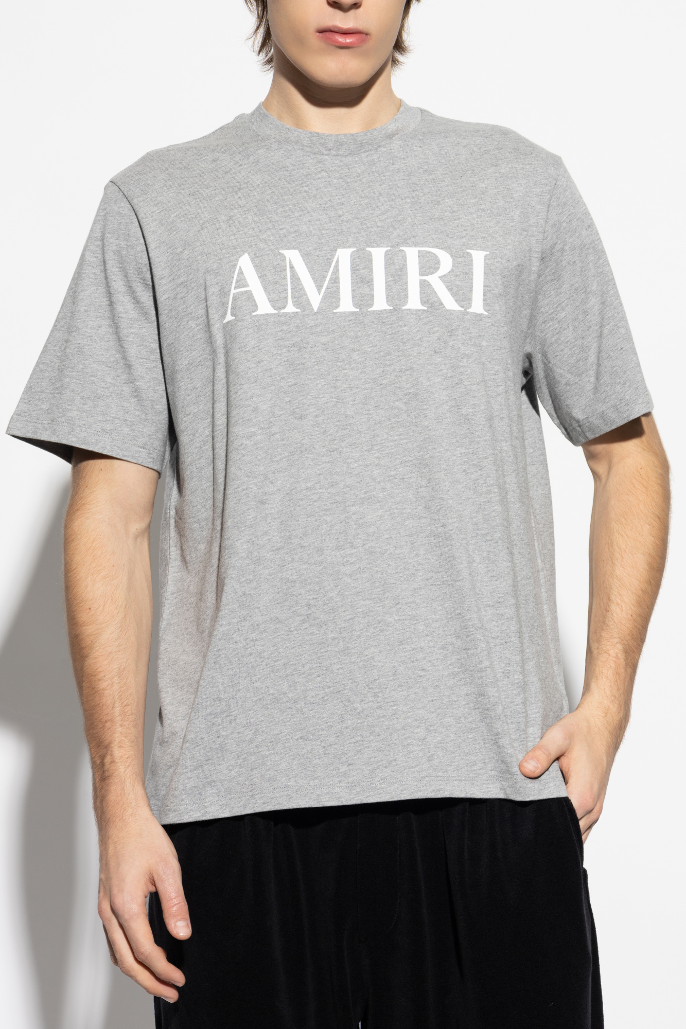 【関税込み】AMIRI グレー MA刺繍 Tシャツ Ma Shotgun Embroidered Tee - Grey – Feature